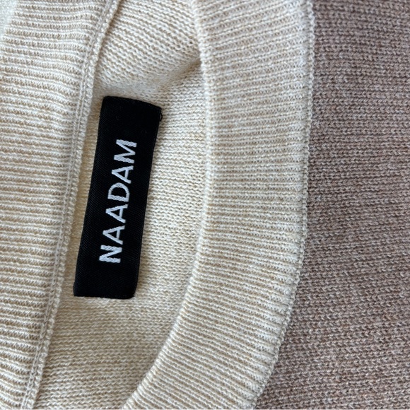 NAADAM Beige and Cream Knit Sweater - Picture 6 of 7